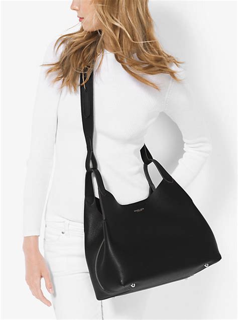 michael kors 3-in-1 daria|Daria Large Leather Shoulder Bag .